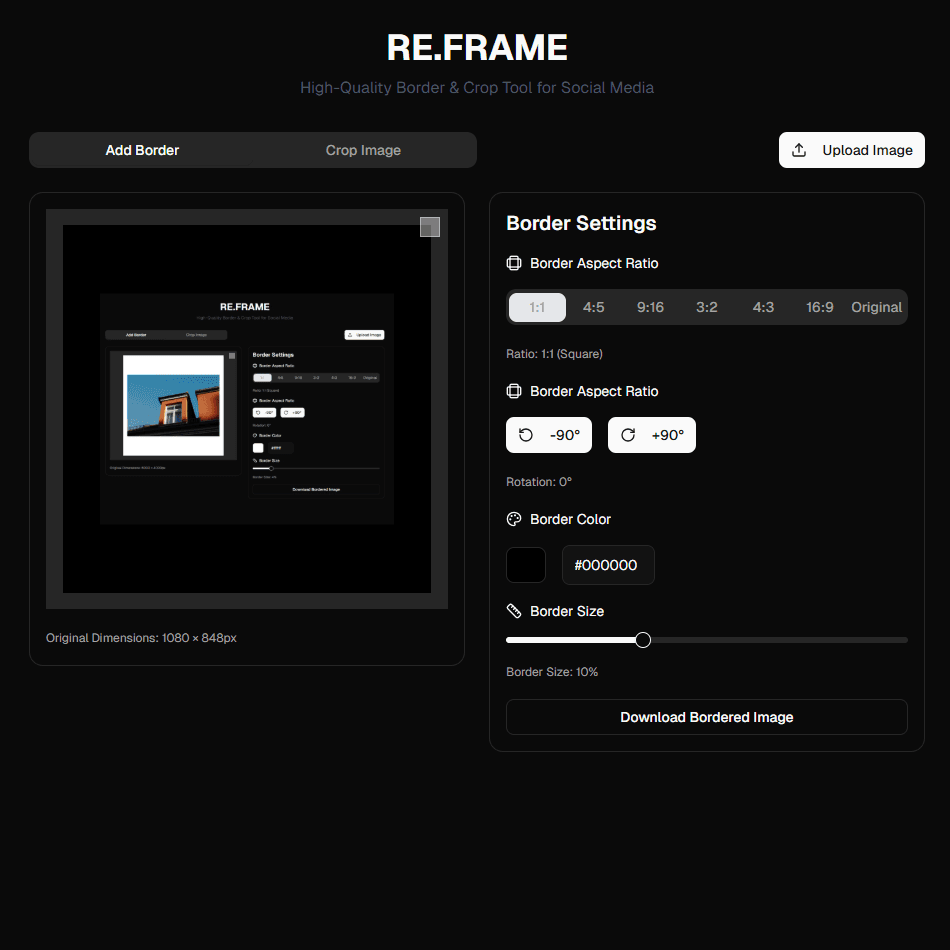 RE.FRAME Project cover image